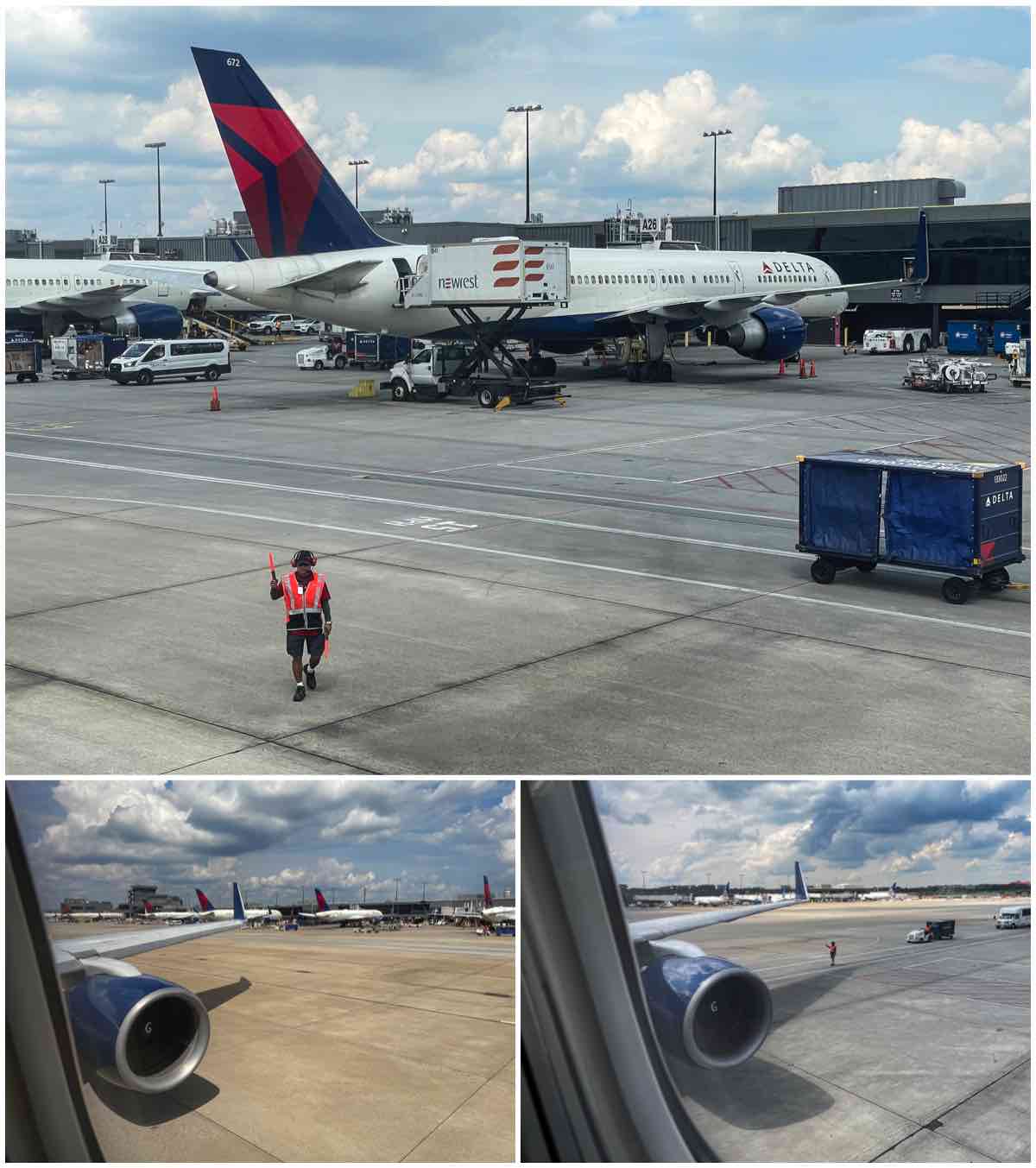Pushback back from gate a24 ATL 
