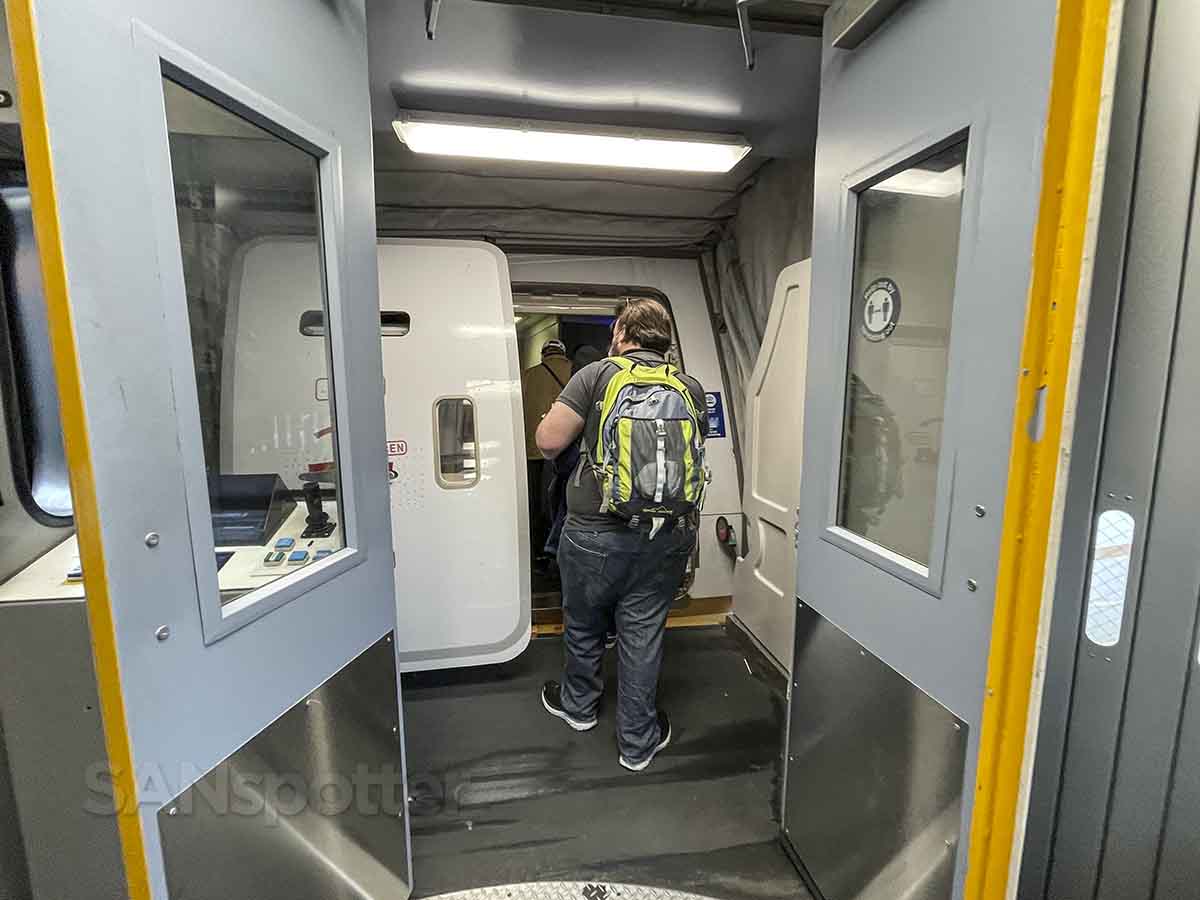 Boeing 777 forward boarding door