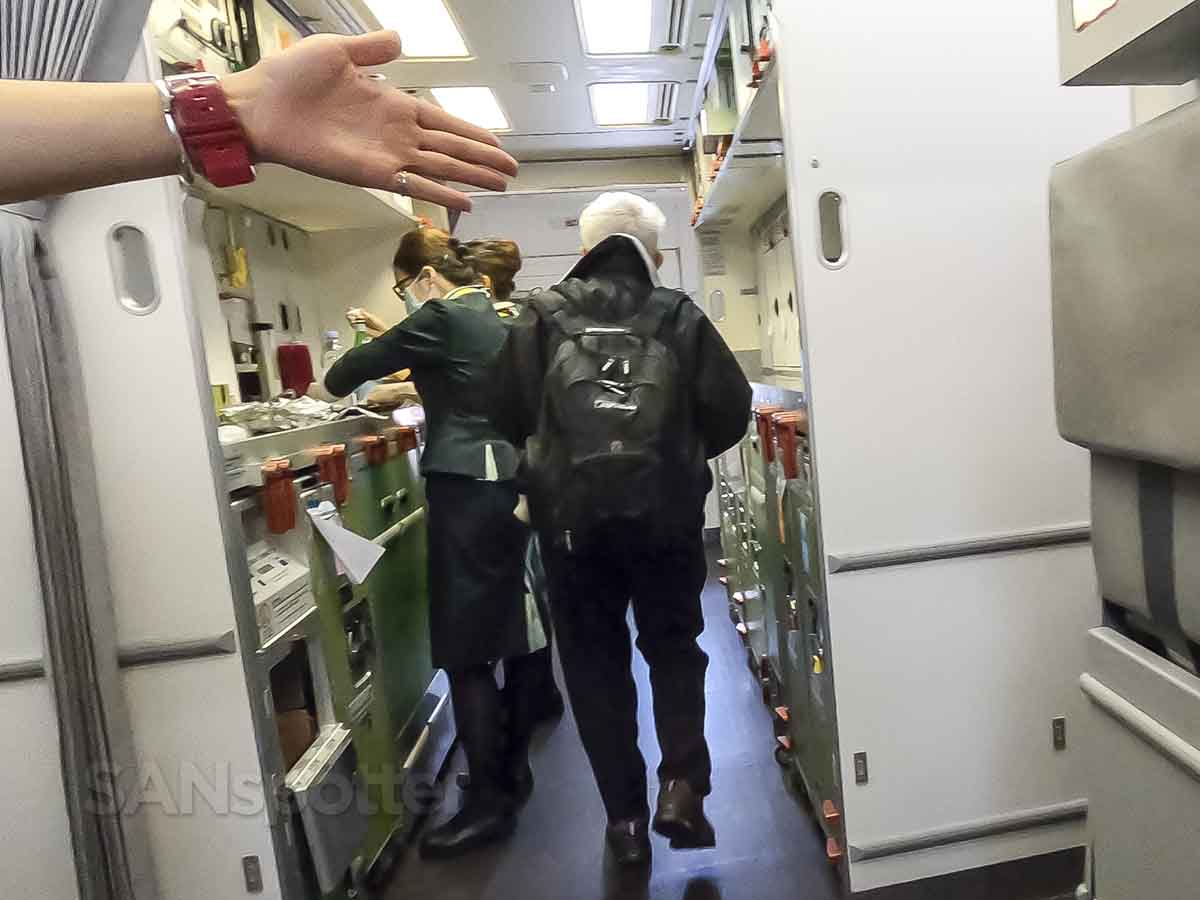 EVA Air 777-300/ER galley