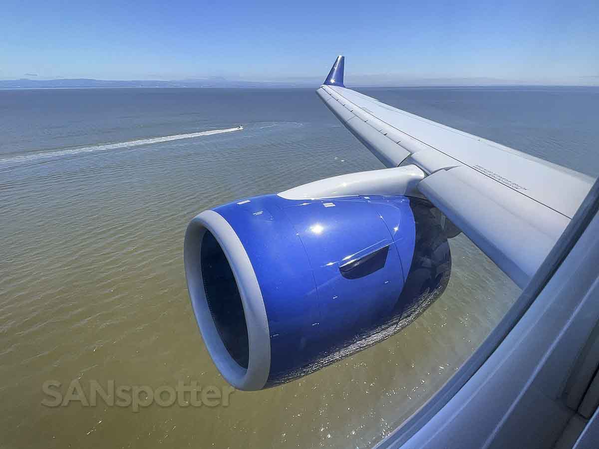 Approaching 28L SFO breeze airways A220-300