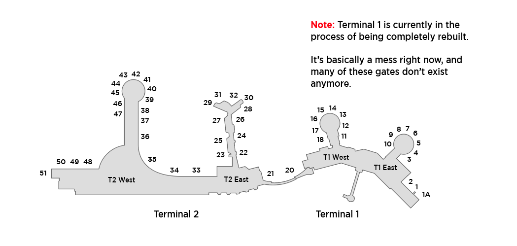 San Diego airport terminal map