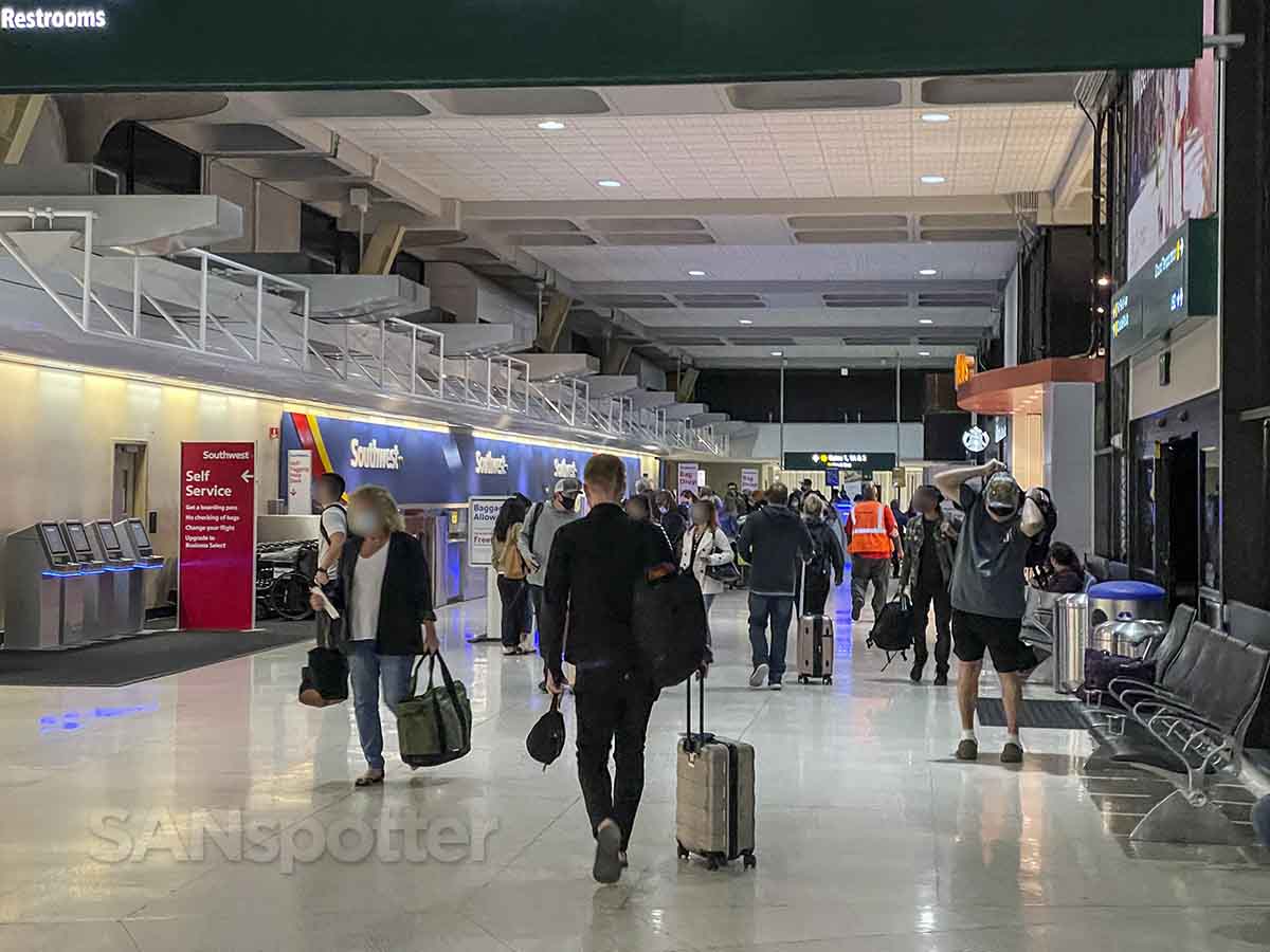 San Diego Airport Southwest Airlines check in area T1
