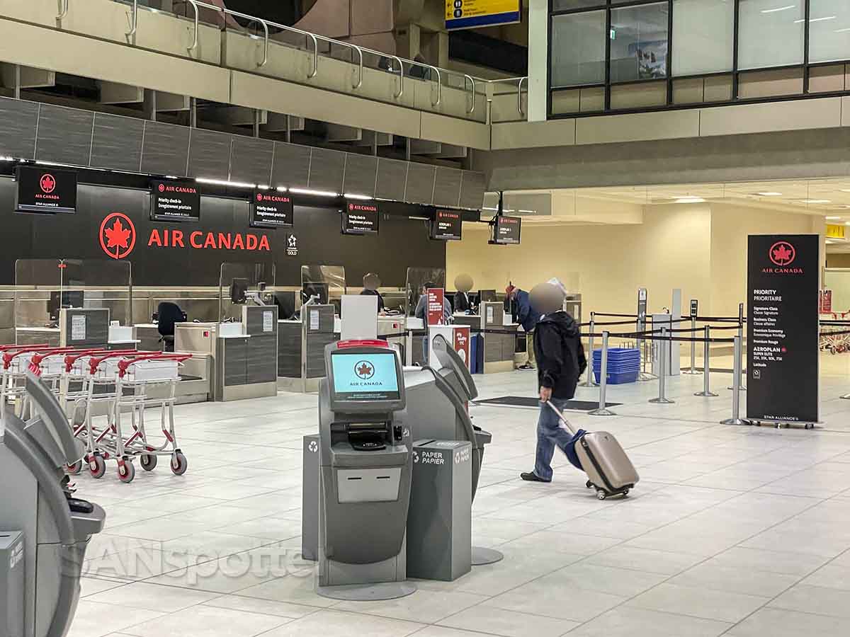 Air Canada priority check in YYC