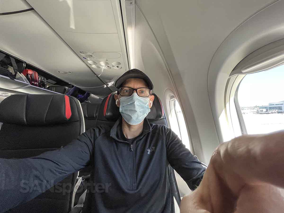 SANspotter selfie air Canada 737 max 8