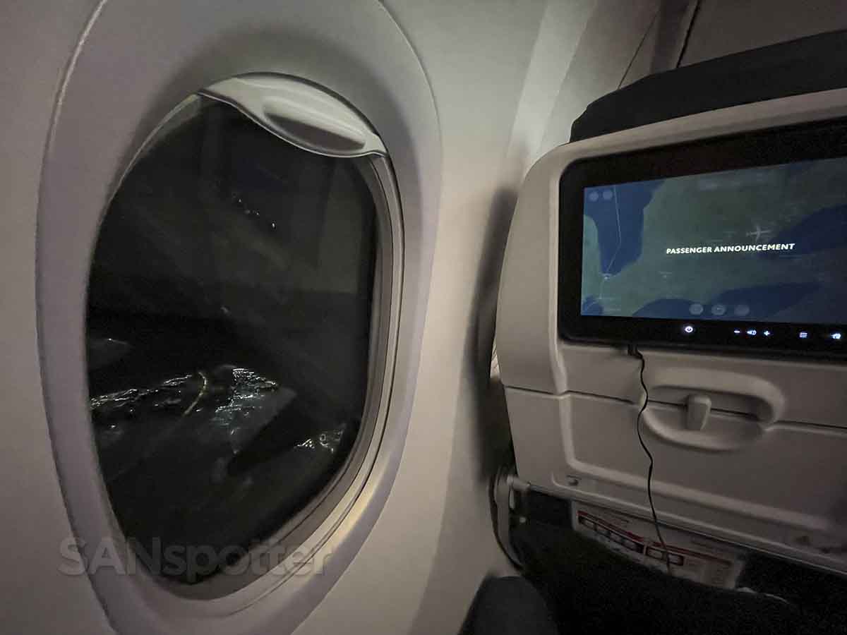Boeing 737 max 8 window