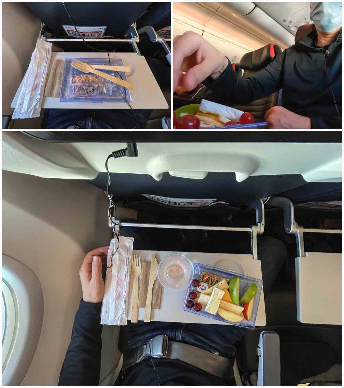 Air Canada economy class food