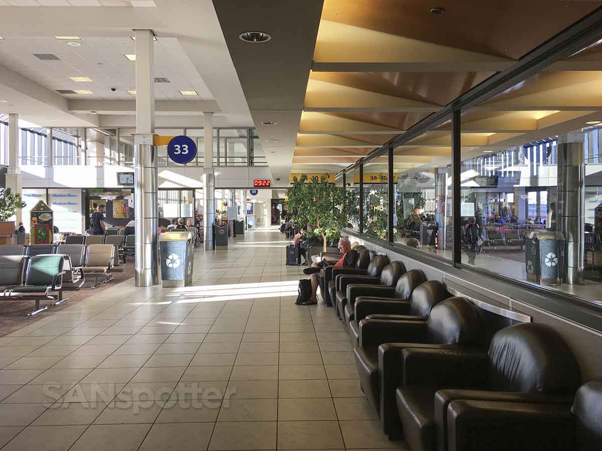 Calgary airport chairs