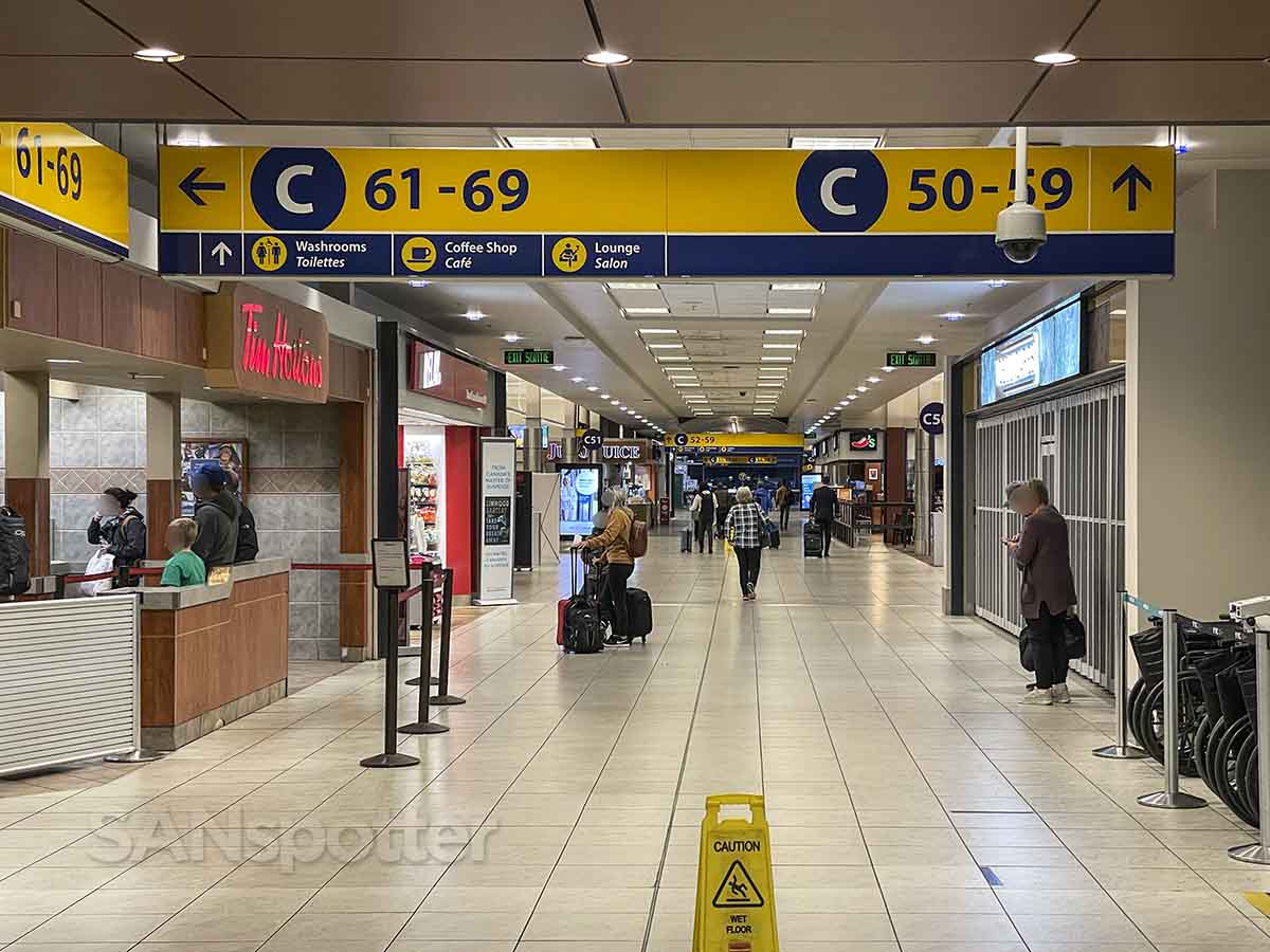 Terminal C Tim hortons Calgary airport