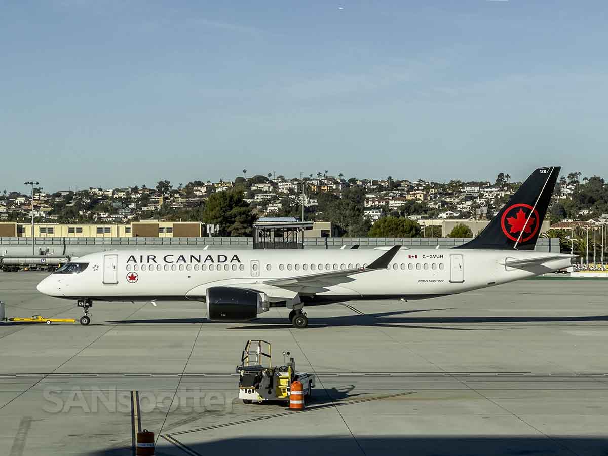 Air Canada A220-300 San Diego Airport 