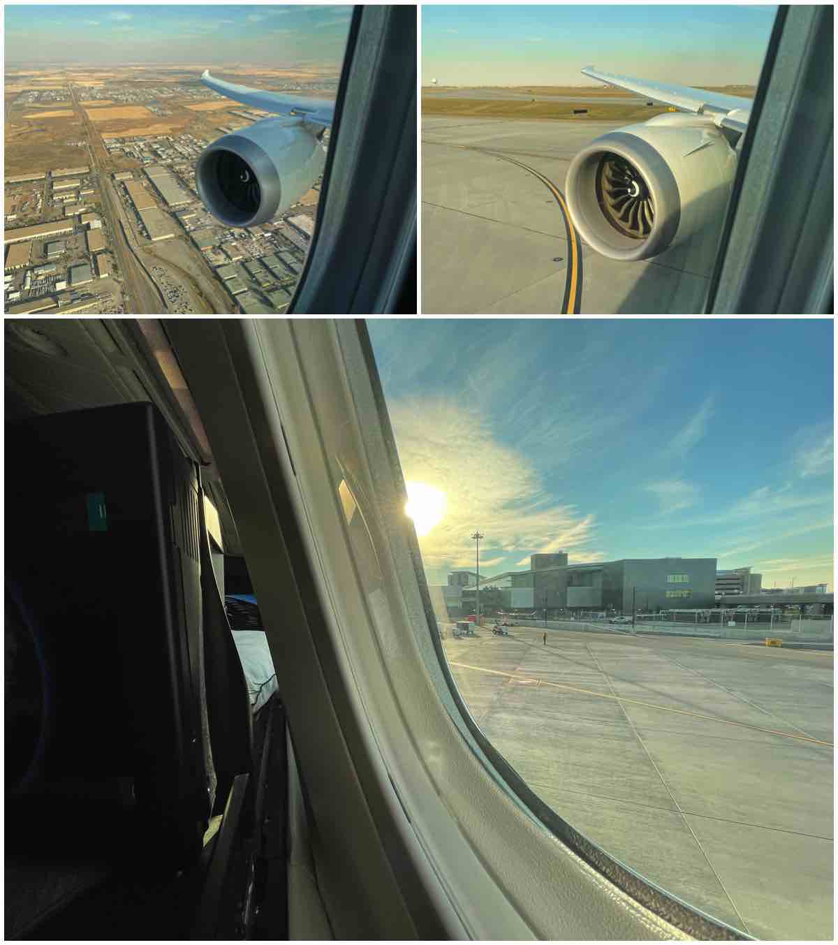 Westjet 787-9 arrival in Calgary 