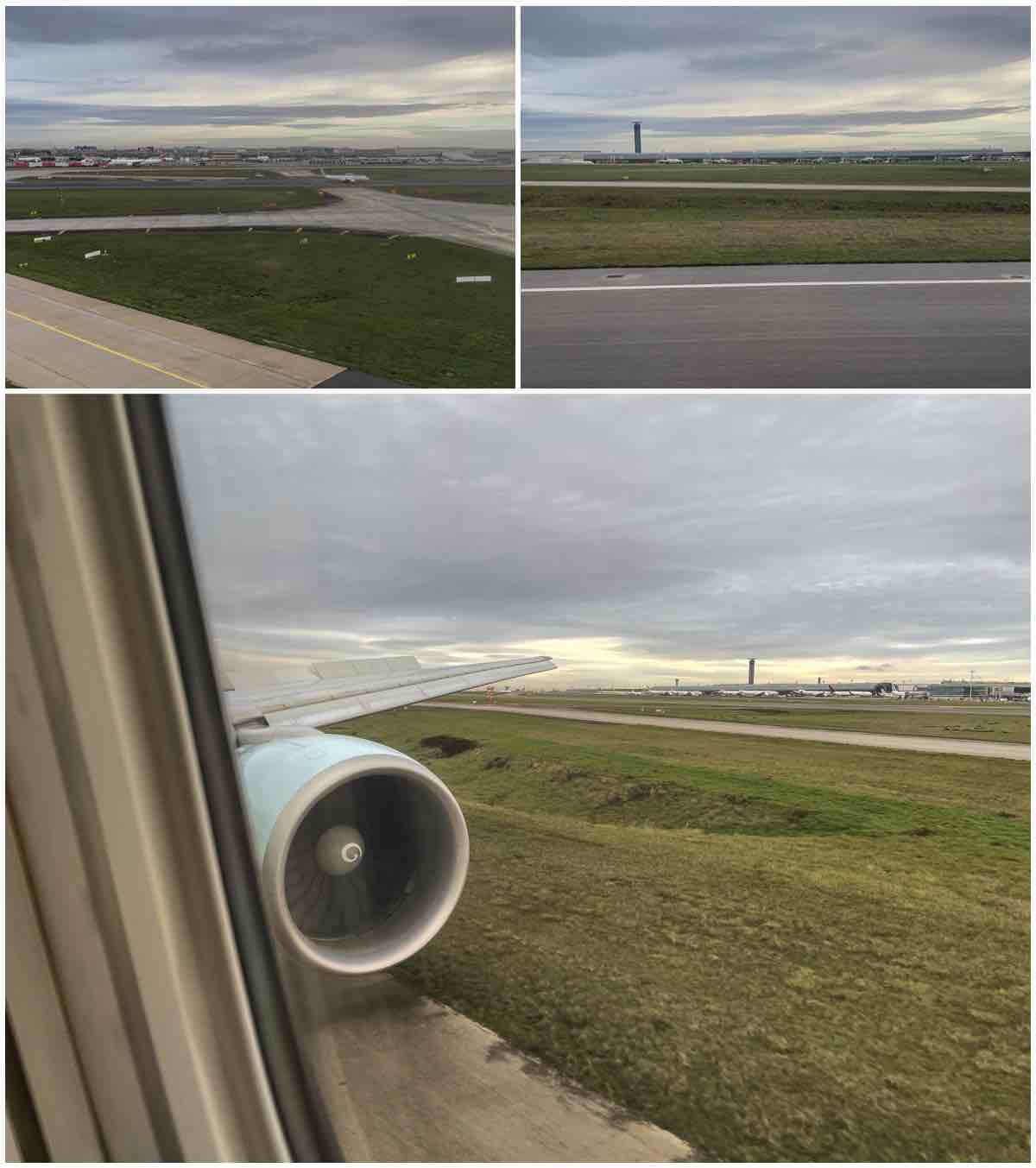 Air Canada 777-300 landing at CDG airport 