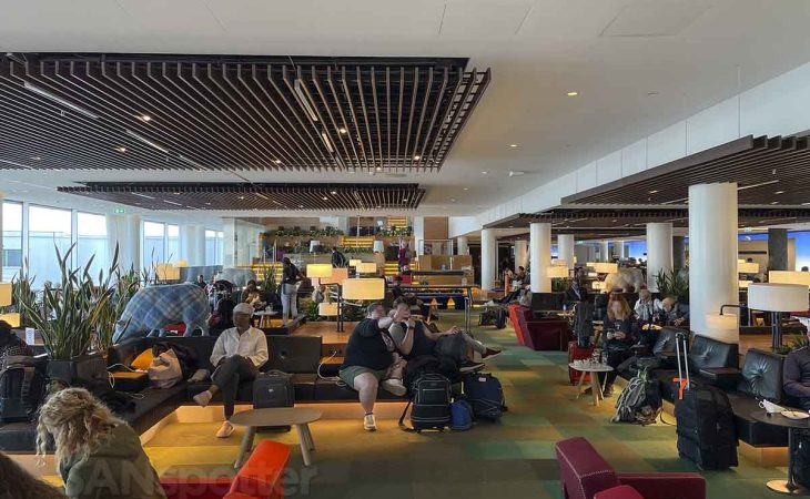 A detailed look inside the KLM Crown Lounge in Amsterdam