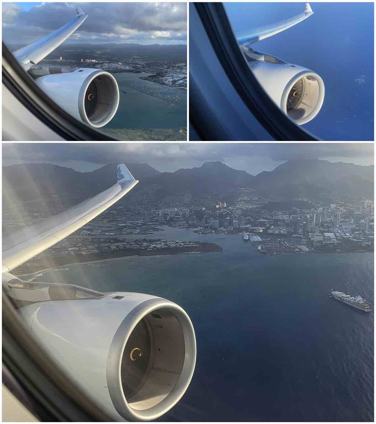 Hawaiian Airlines A330-200 departing reef runway Honolulu 
