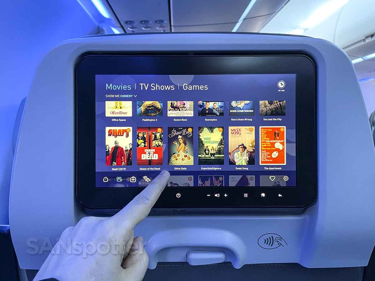 JetBlue in flight entertainment