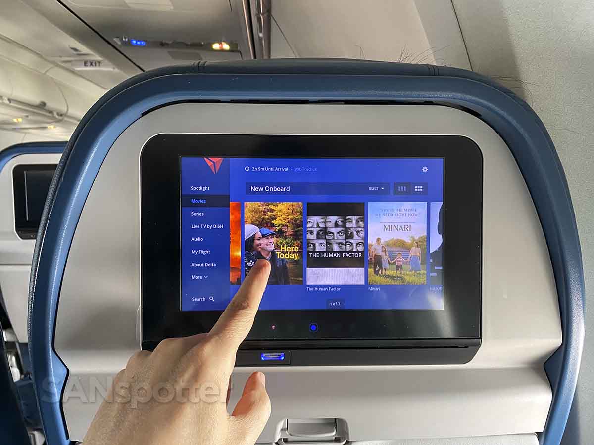 Delta air lines in flight entertainment