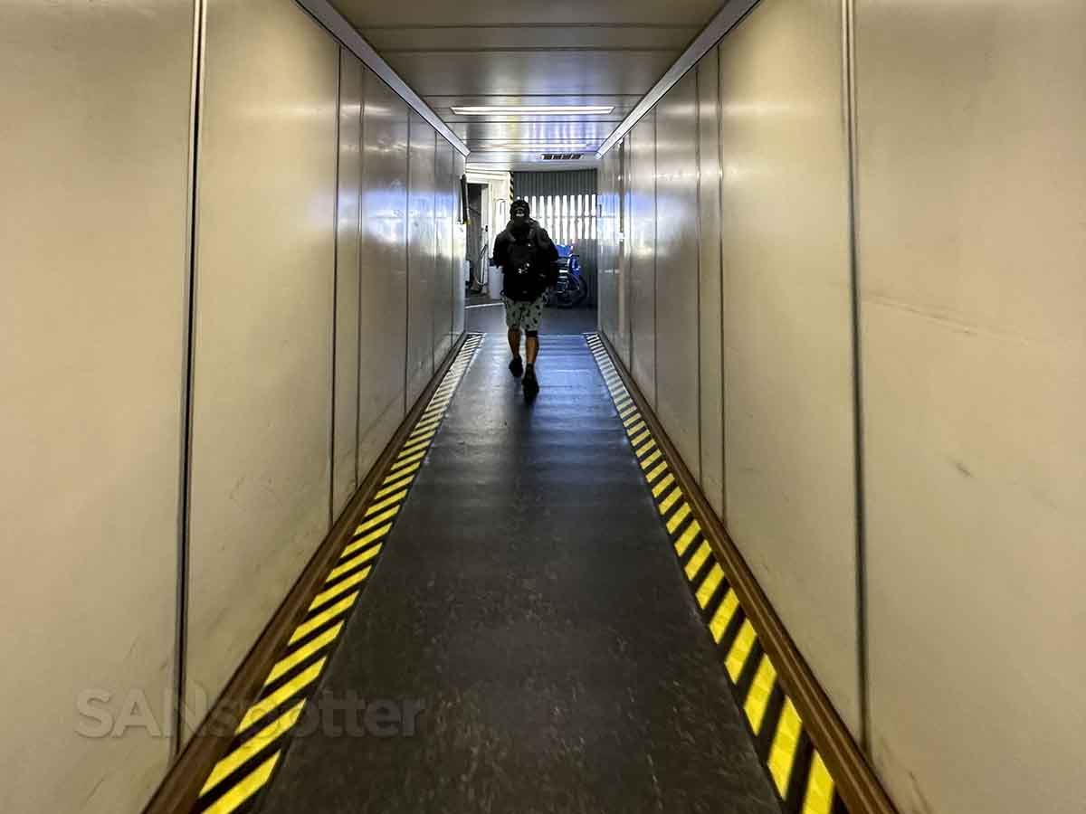 Southwest Airlines gate 7 jet bridge SAN