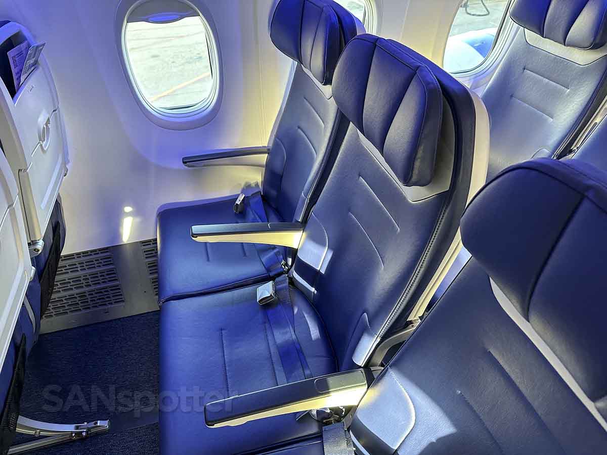 Southwest 737 MAX 8 seat 7F