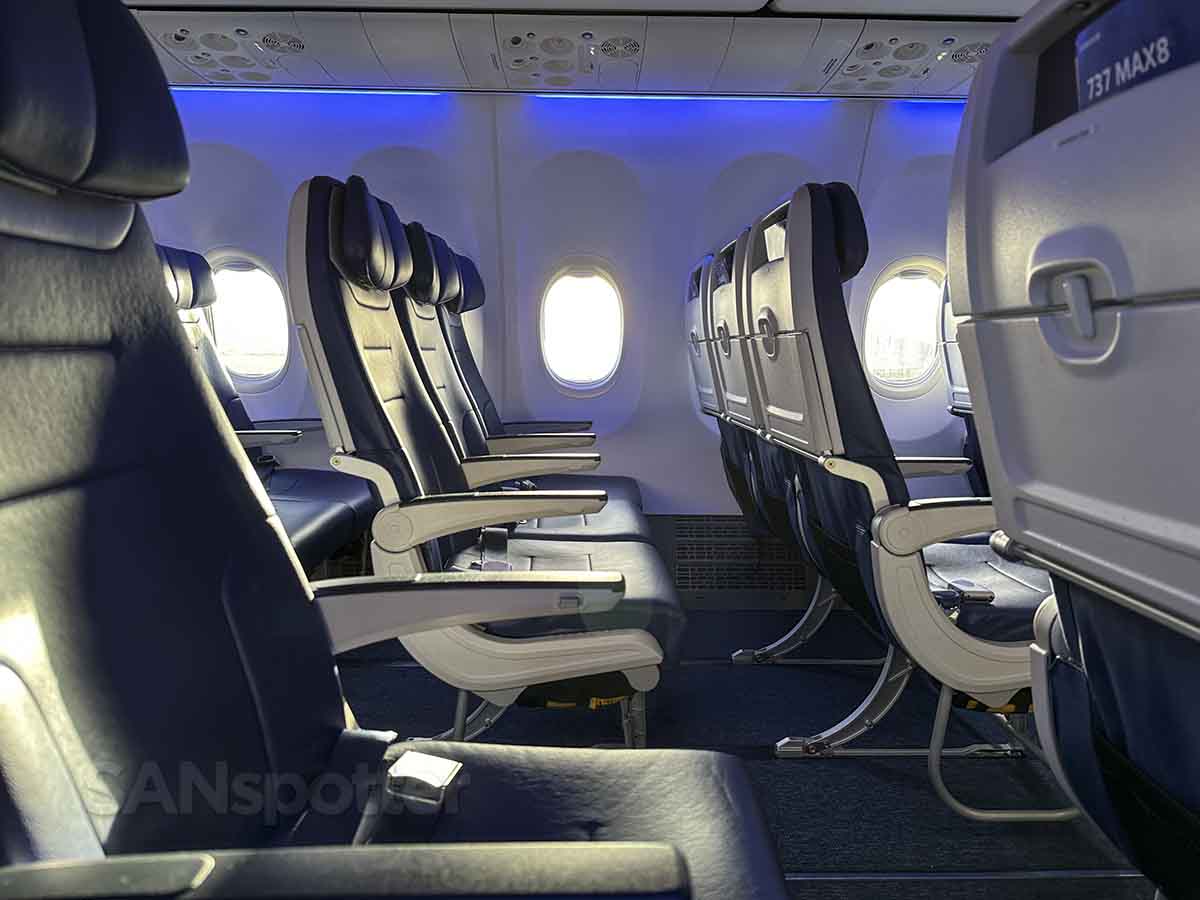 Southwest 737 MAX 8 seats