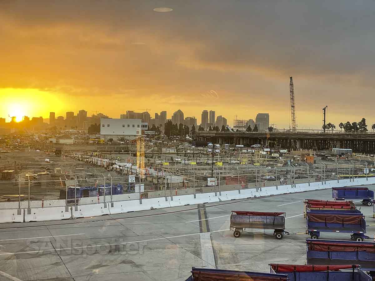 San Diego airport new terminal 1 construction