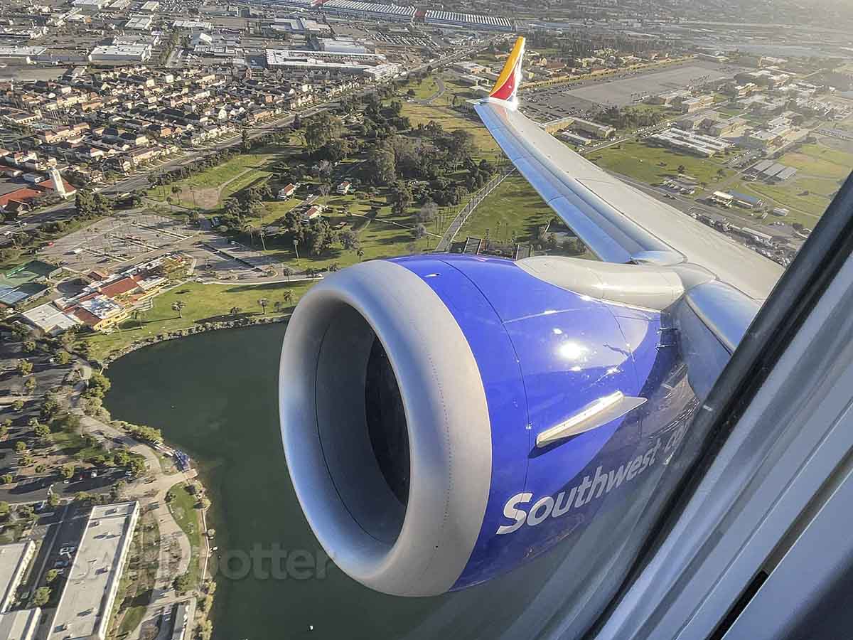 Southwest 737 max 8 runway 27 takeoff at SAN