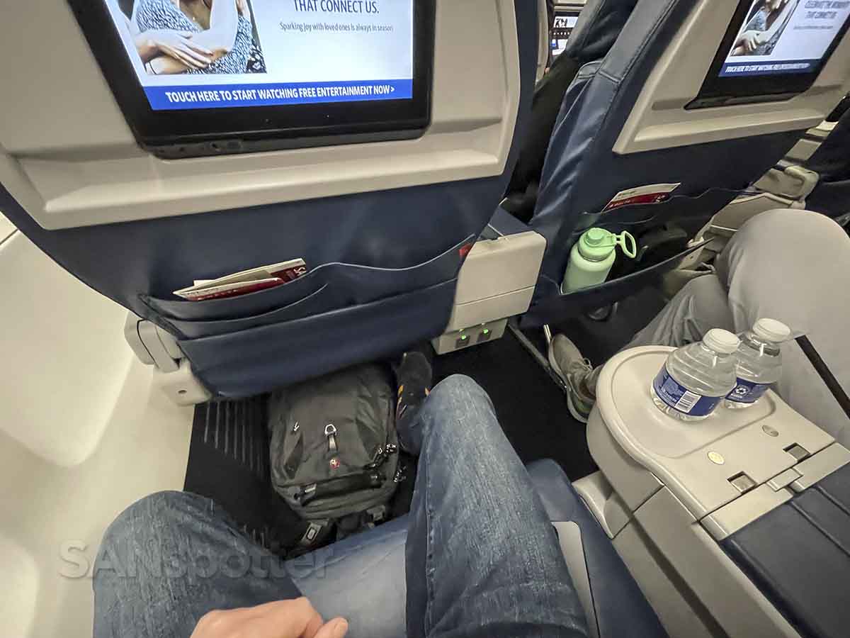 Delta 757-300 first class leg room