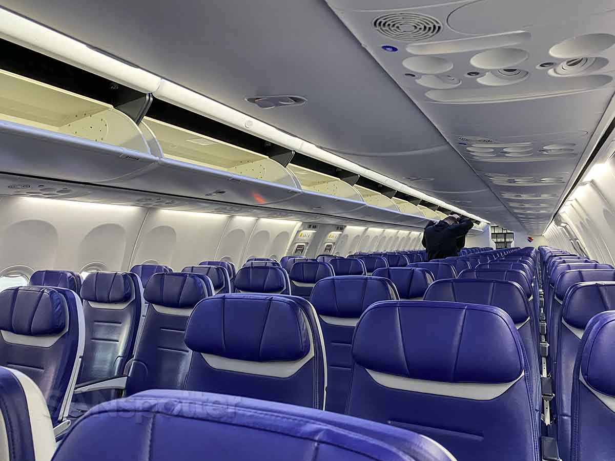 Southwest Airlines 737-800 interior