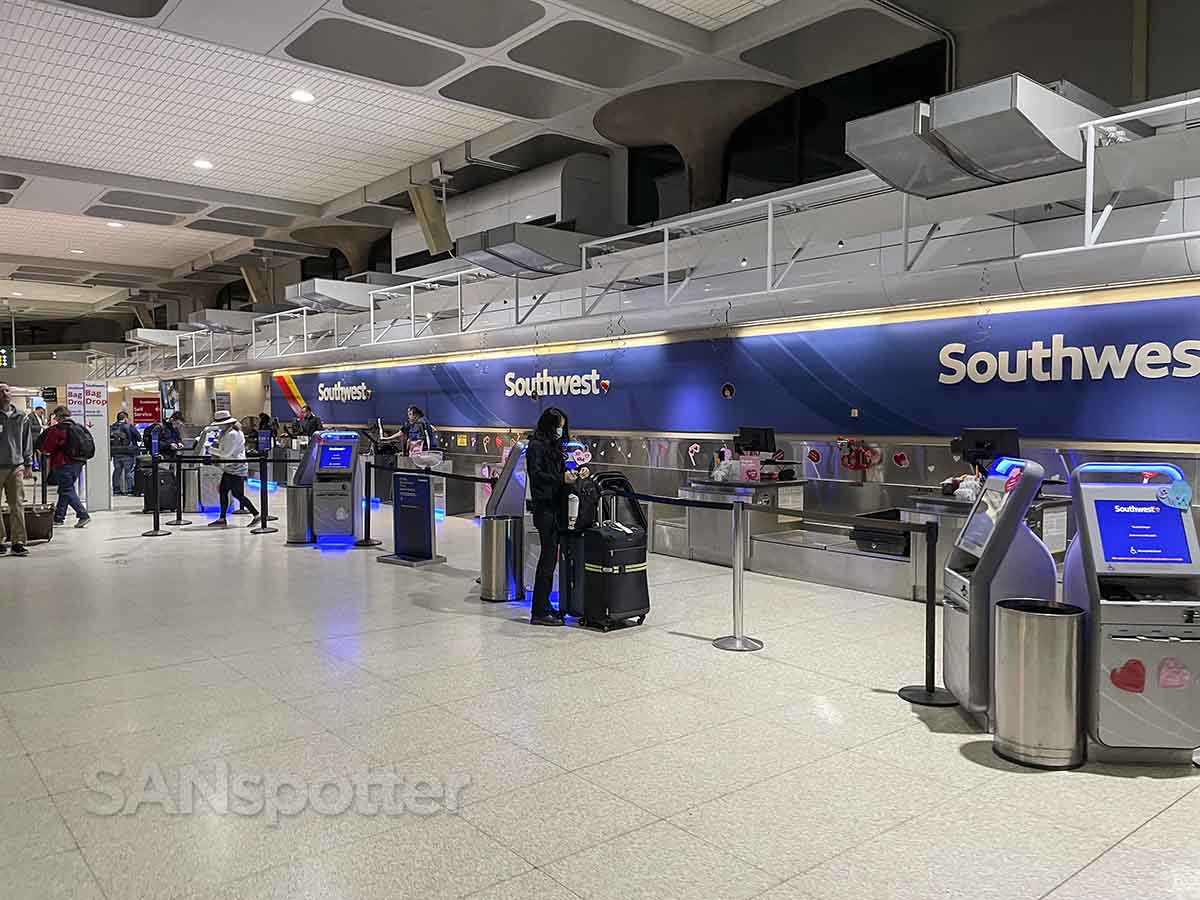 Southwest Airlines Business Select airport check in