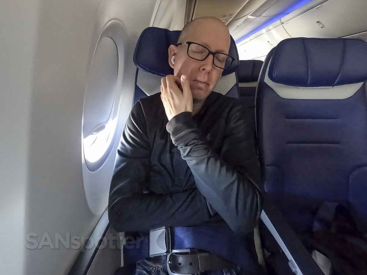 SANspotter on Southwest Airlines flight