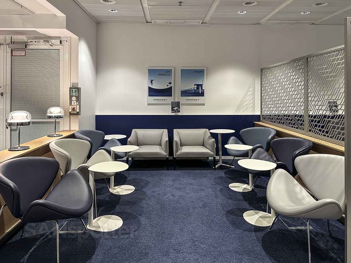 Munich Air France KLM lounge seating area