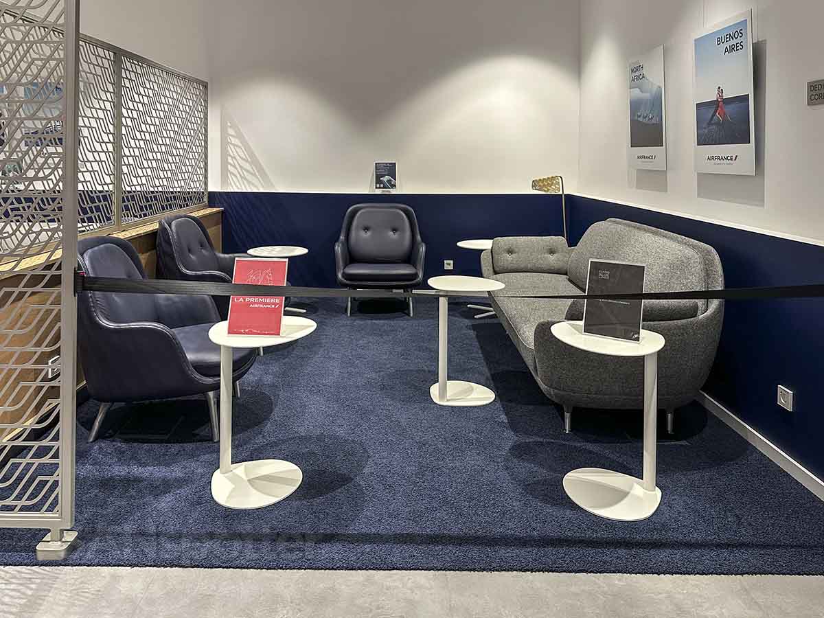 Munich Air France KLM lounge dedicated la premier area
