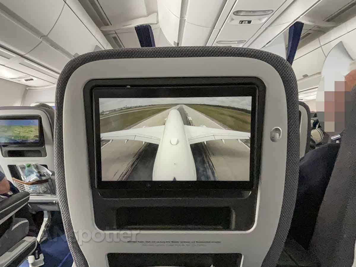 Lufthansa a350-900 arrival at MUC as seen from onboard camera 
