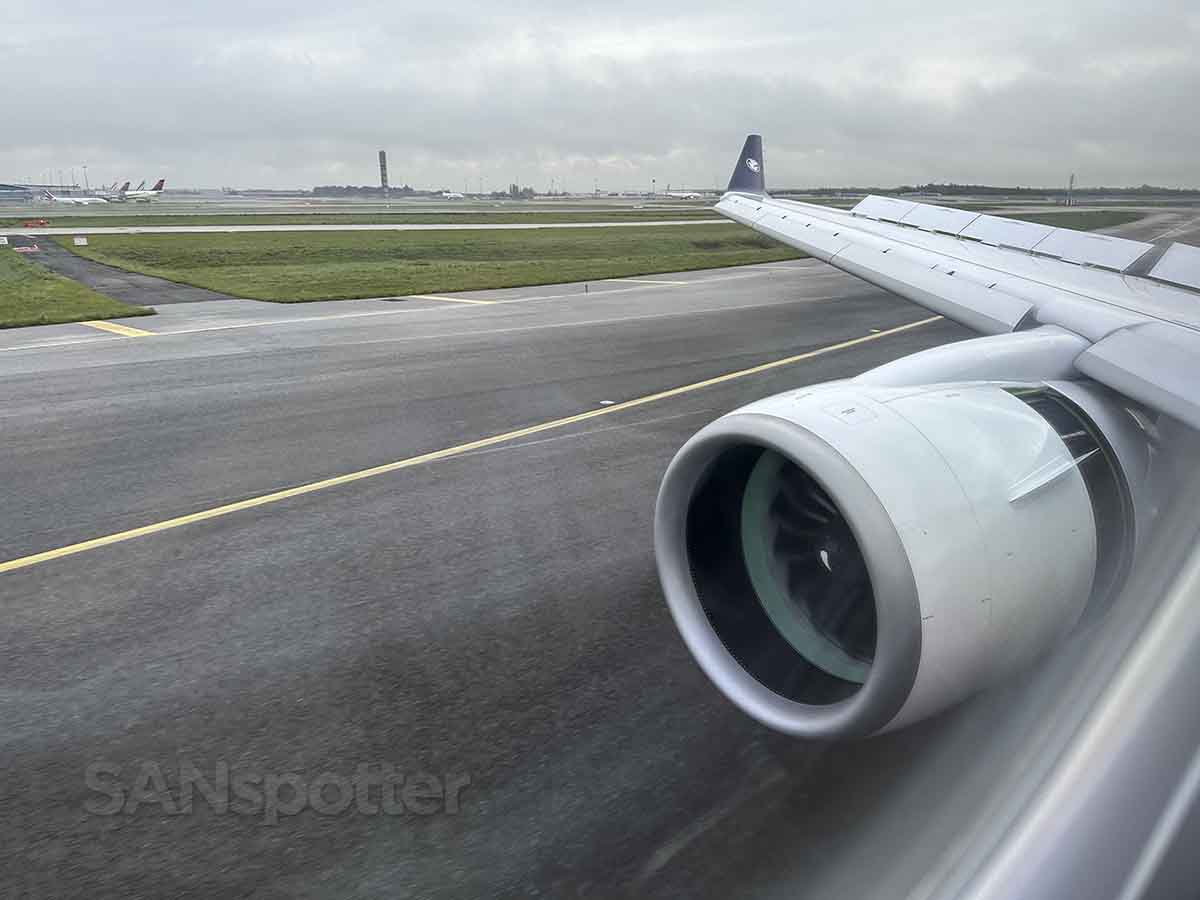 Air France A220-300 landing at CDG airport 
