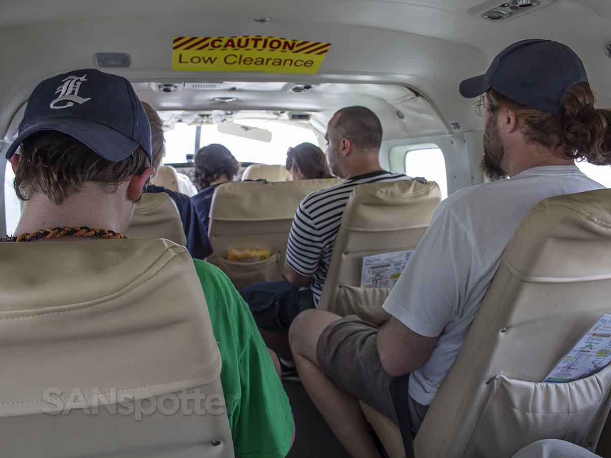 Maya Island Air Cessna 208 interior 