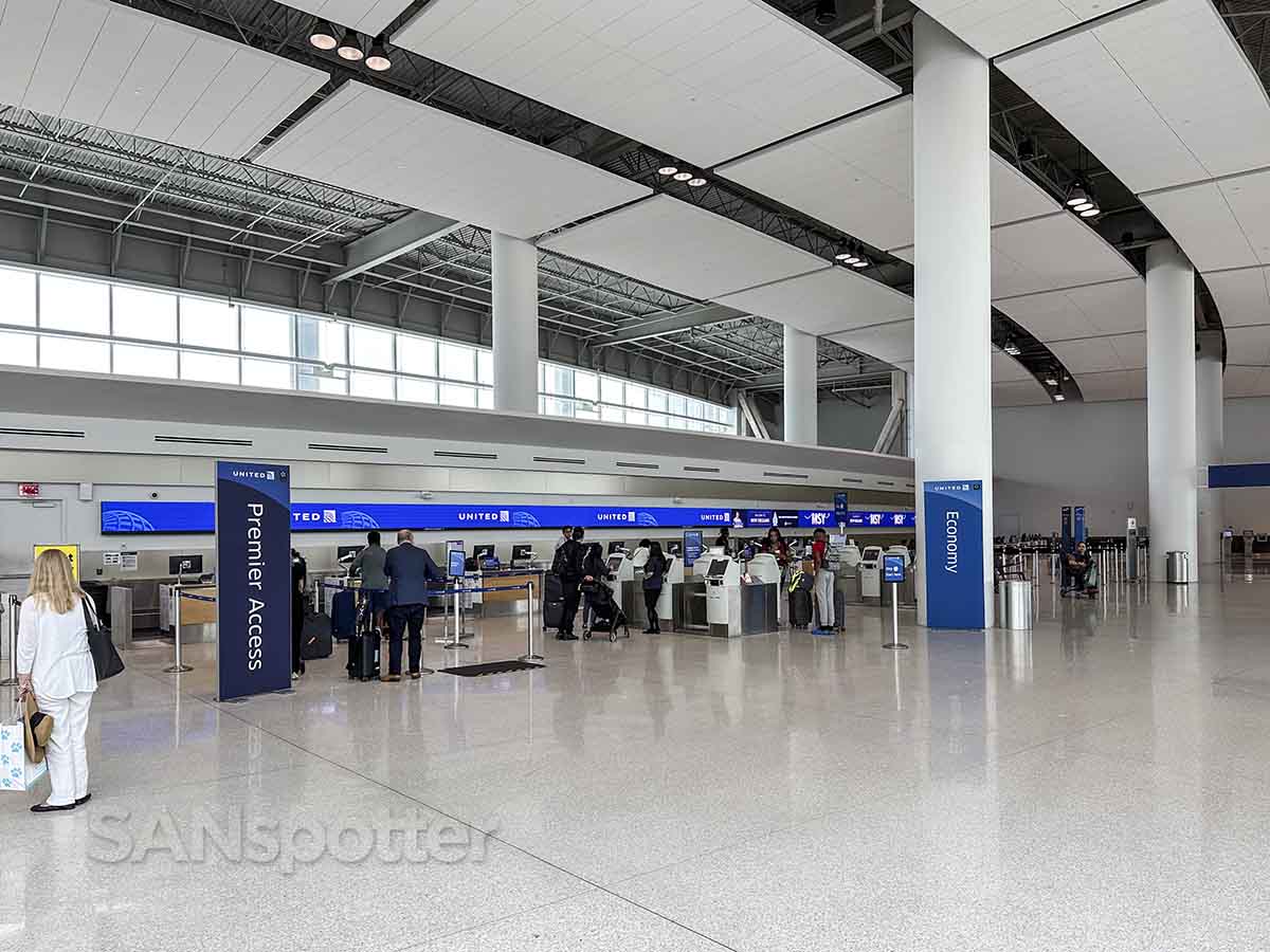 United airlines check in area MSY airport 