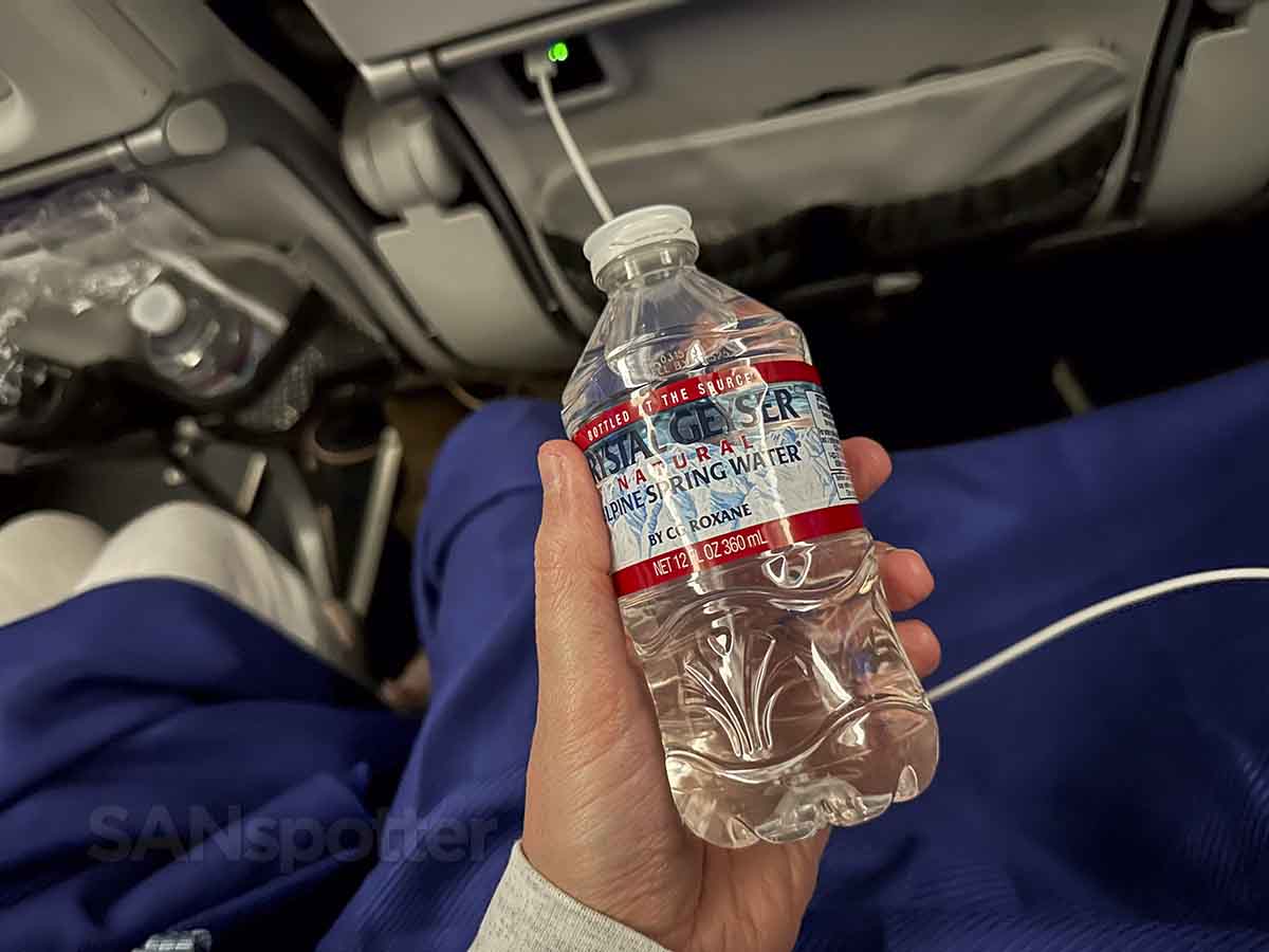 ANA 777-300ER economy bottled water