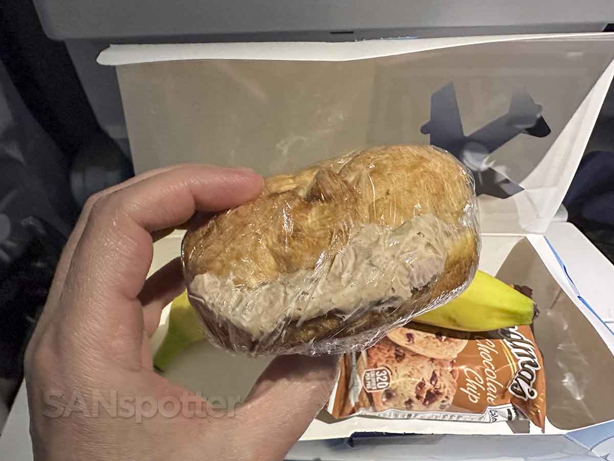 ANA economy class tuna sandwich