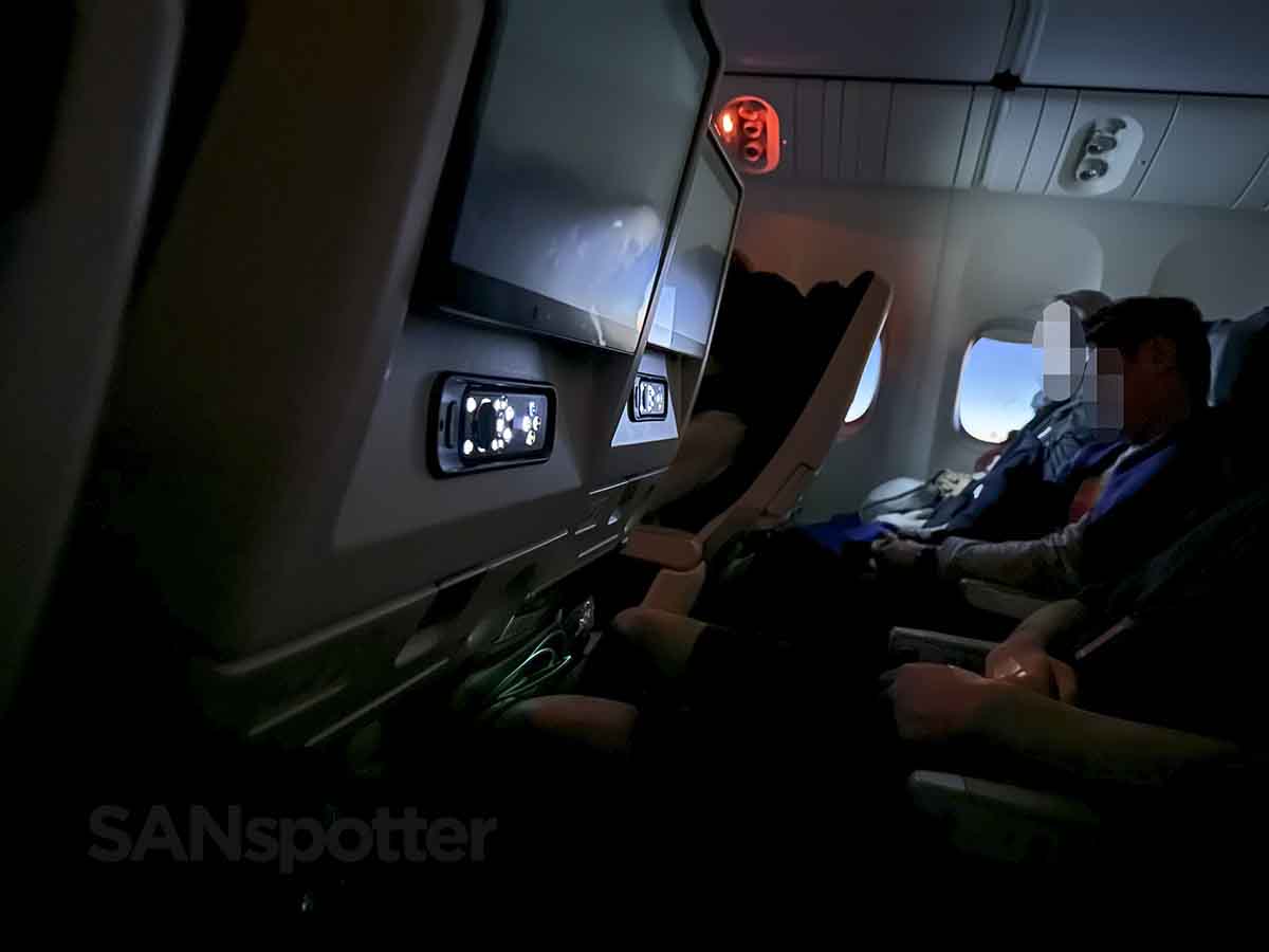 Sleeping in ANA 777-300ER economy class
