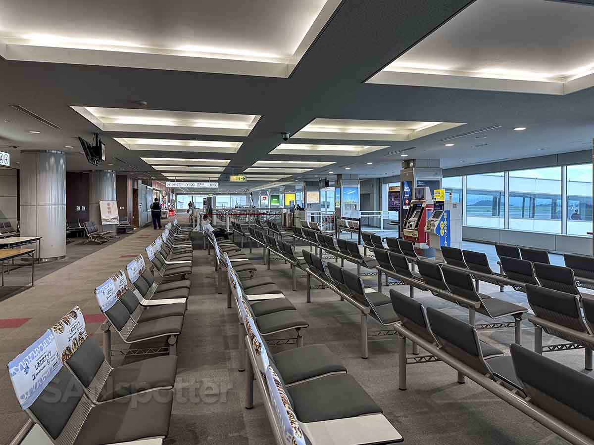 Hiroshima airport departures area