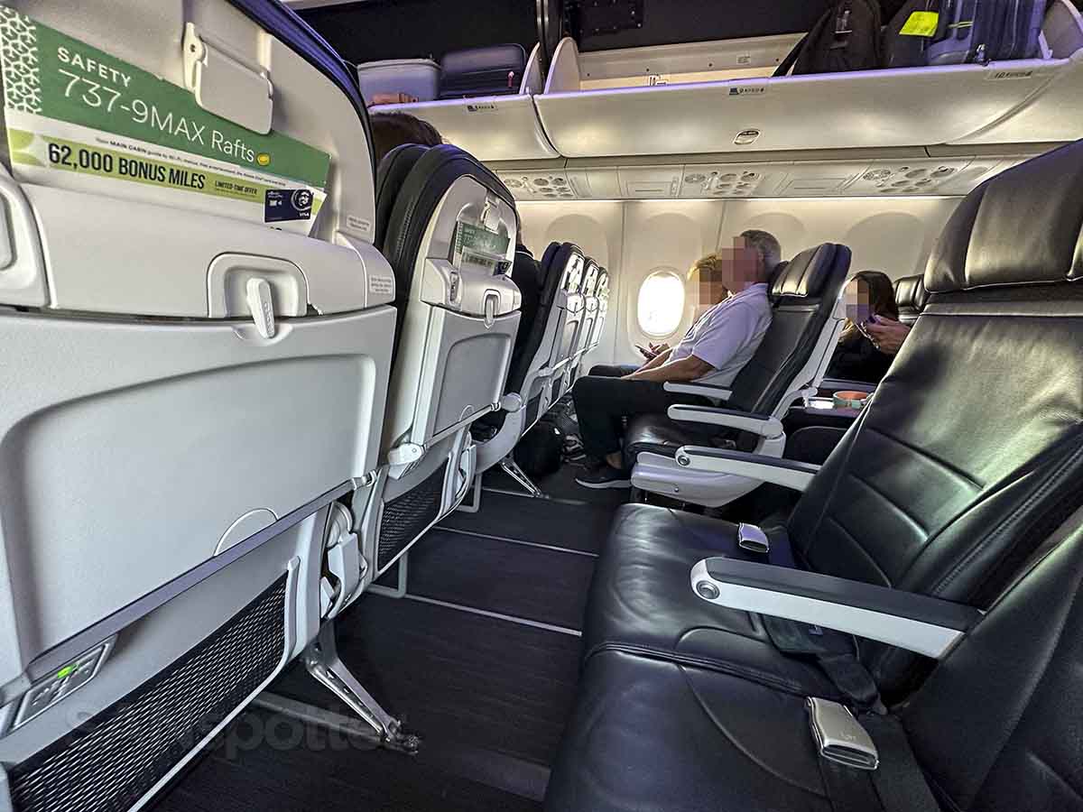 Alaska Airlines 737 MAX 9 Premium Class seats