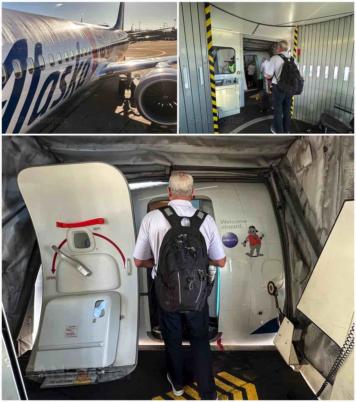 Alaska airlines 737 max 9 boarding door