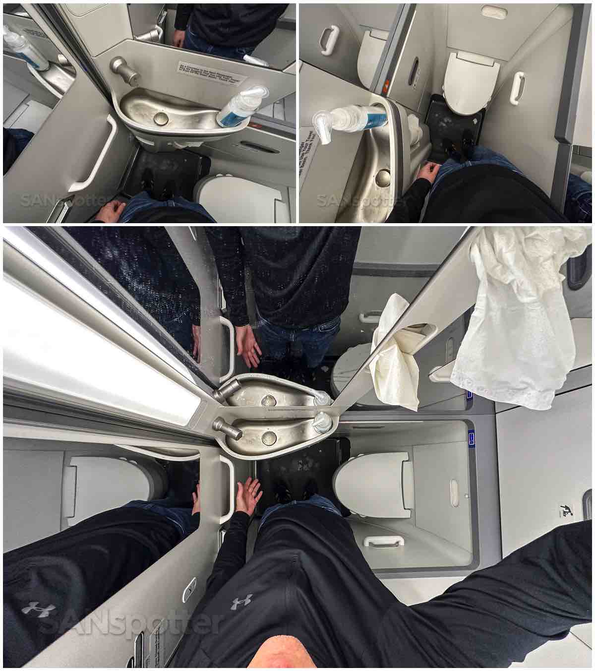 Alaska Airlines 737 MAX 9 aft lavatory