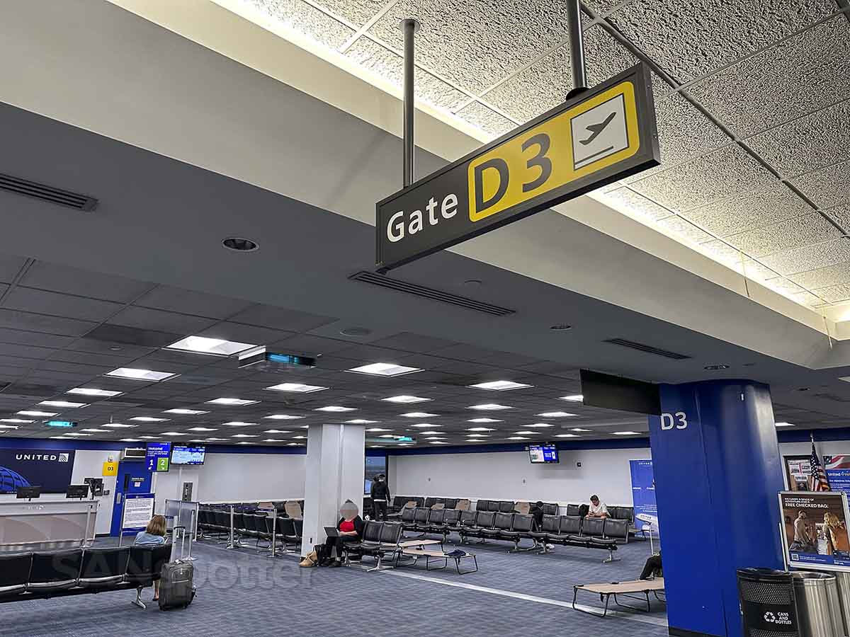 Gate D3 Washington Dulles airport