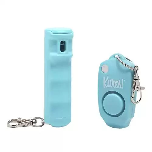 Kuros! By Mace Brand Pocket Pepper Spray and Personal Alarm Combo