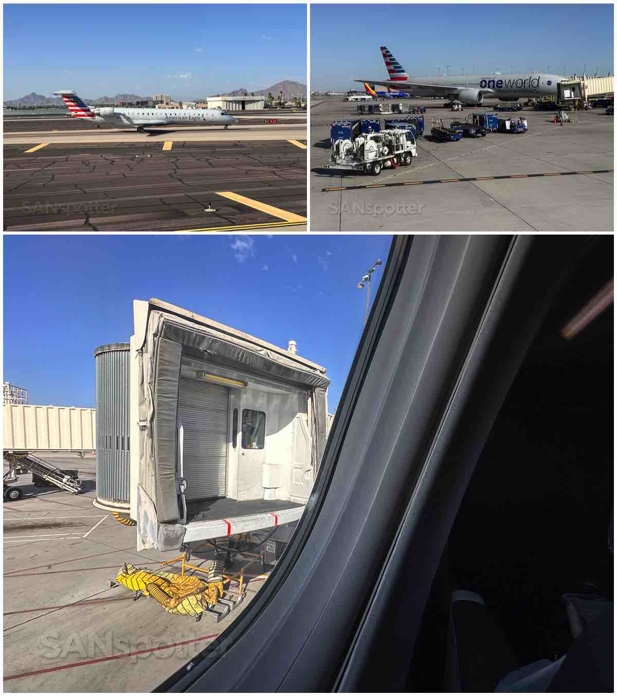 Arrival at the Phoenix sky Harbor International Airport