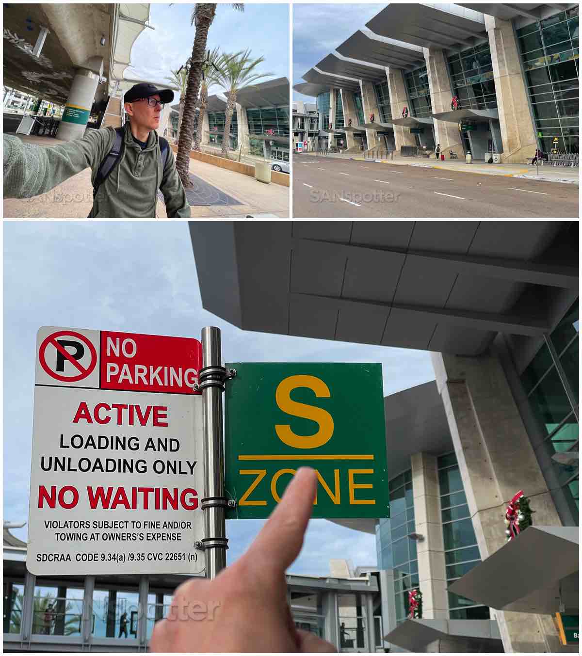 San Diego airport S zone