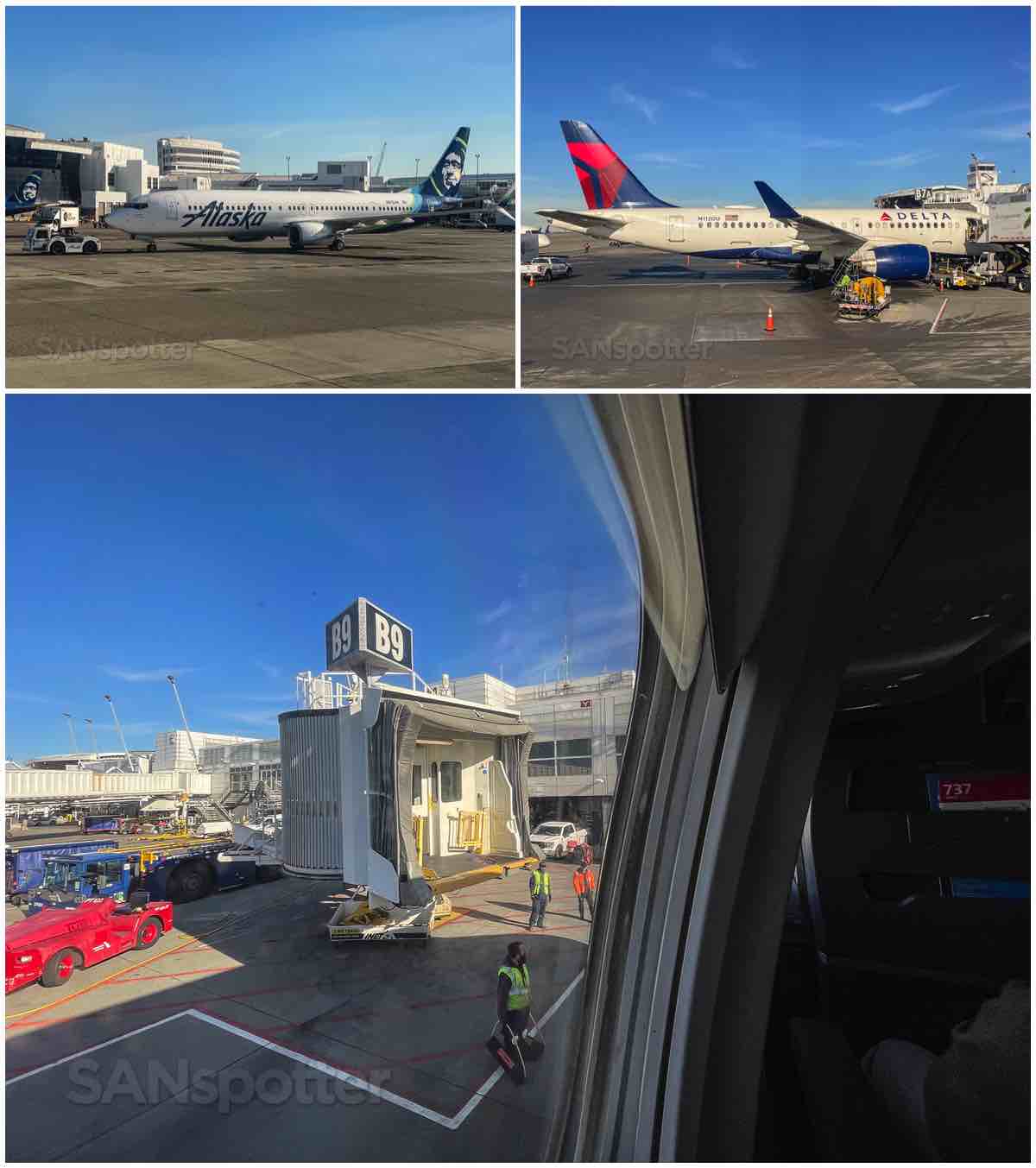 Gate B9 Seattle Tacoma international airport