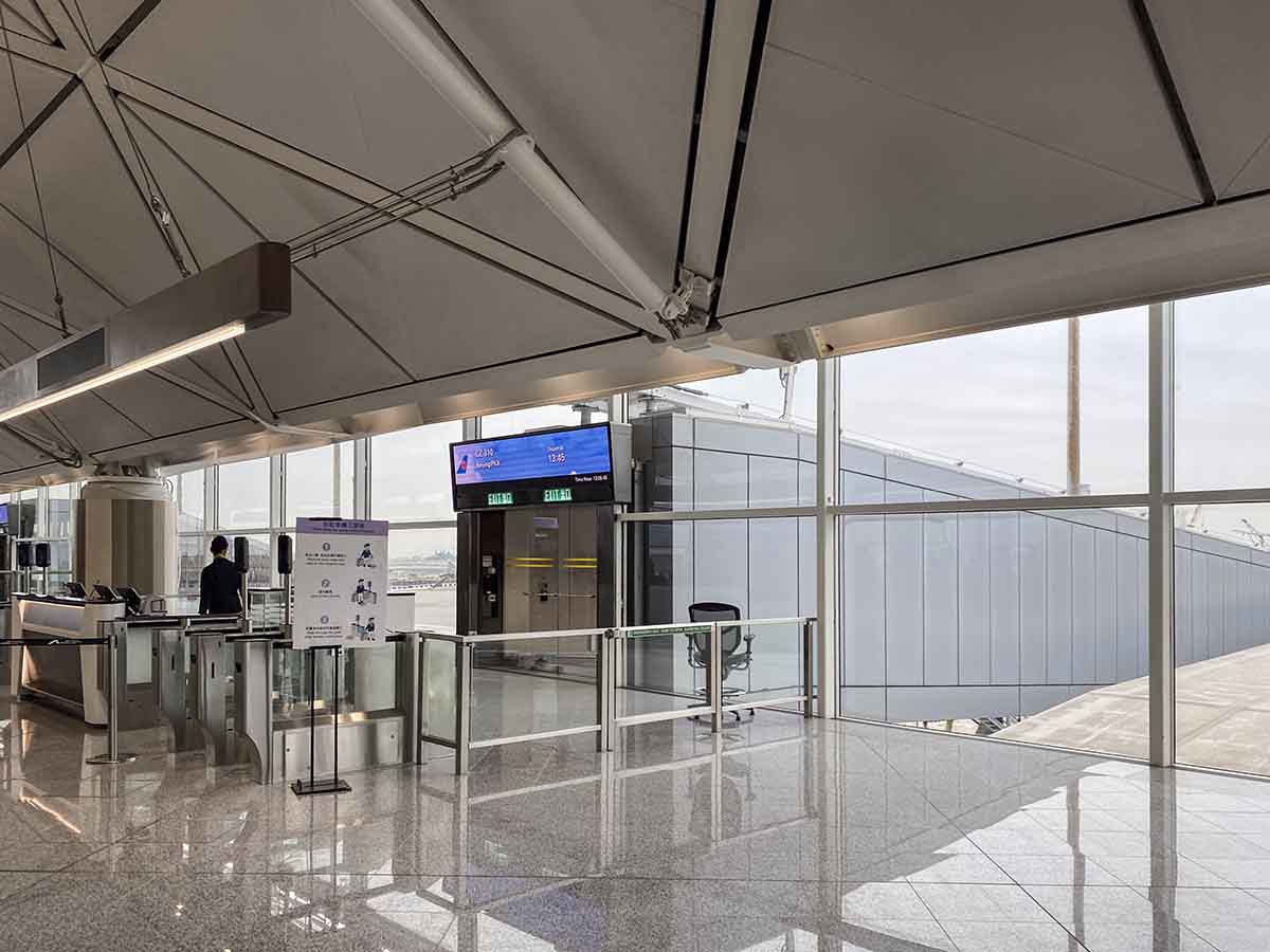 Gate 68 terminal 1 Hong Kong airport