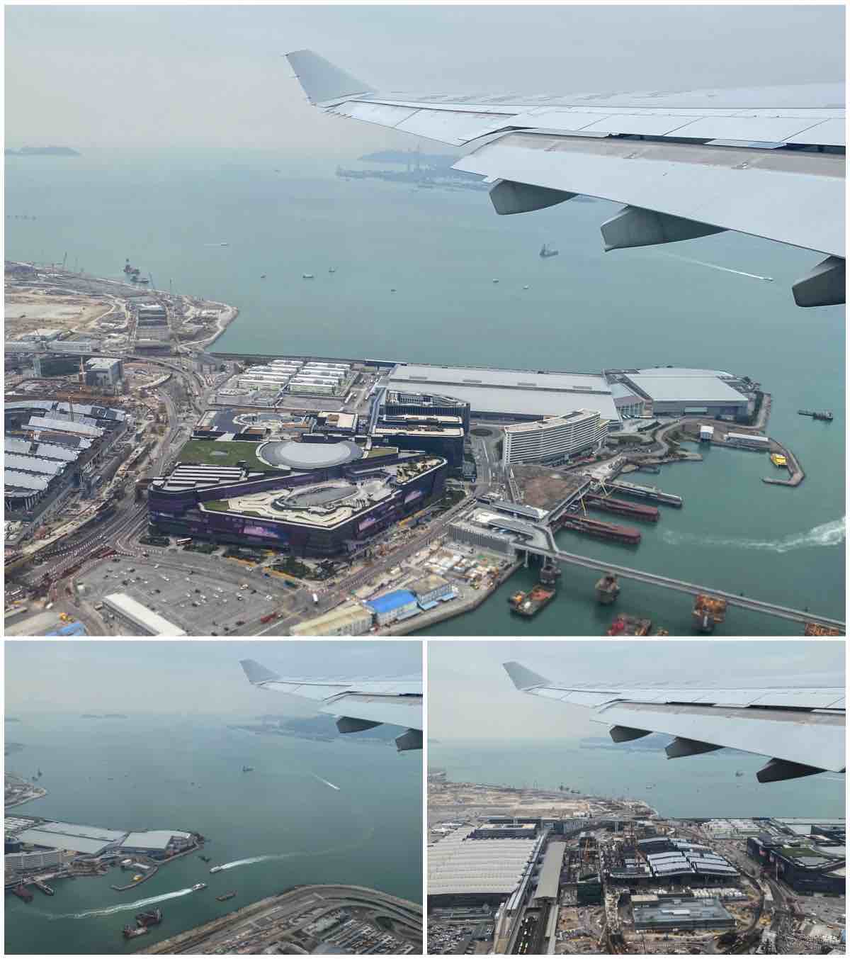 Departing Hong Kong in a China Southern A330-300