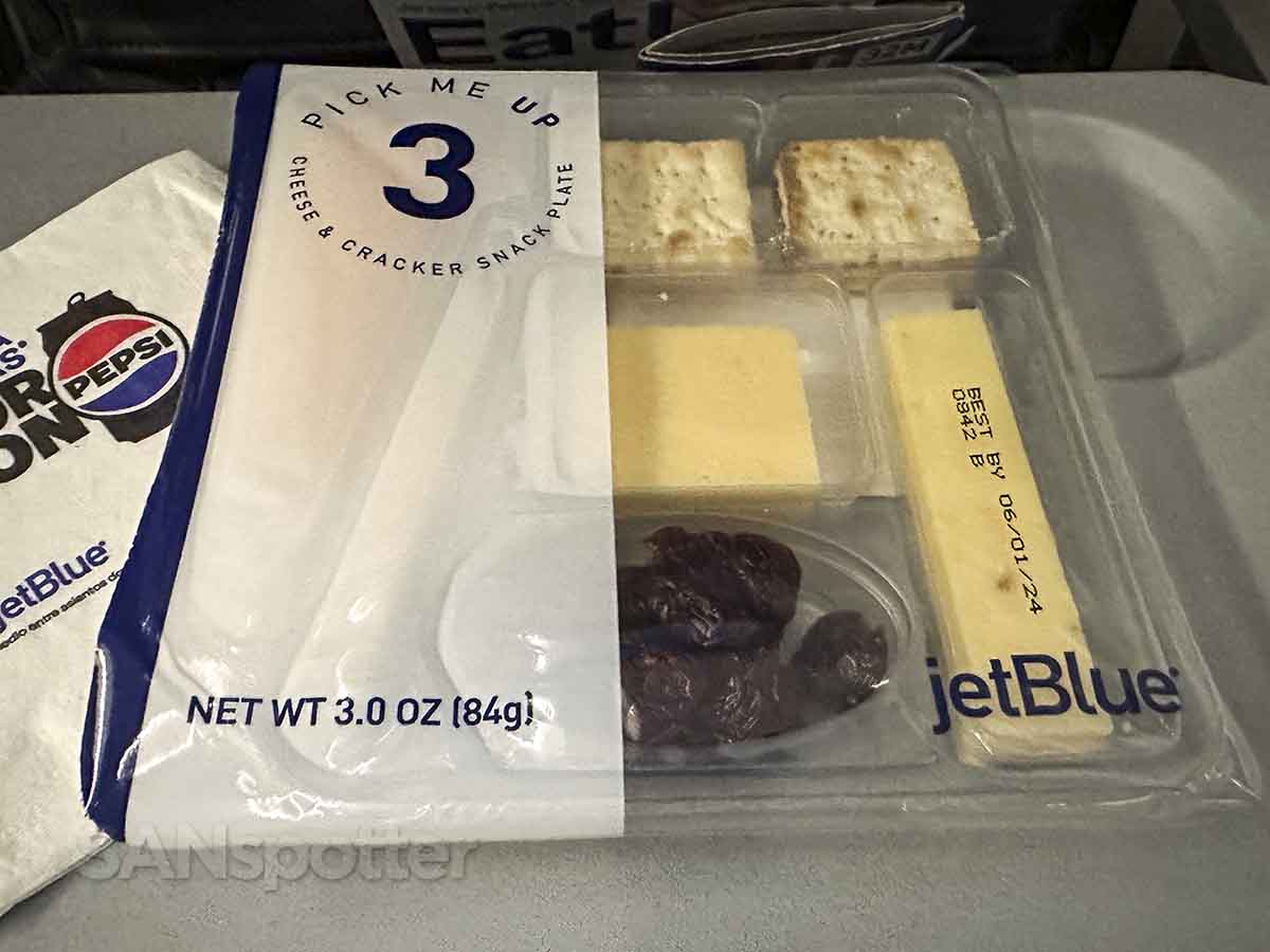 Jetblue cheese and crackers
