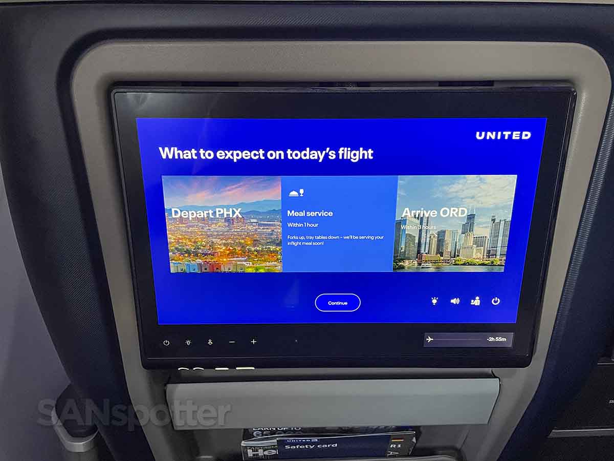 United A321neo first class in-flight entertainment what to expect screen